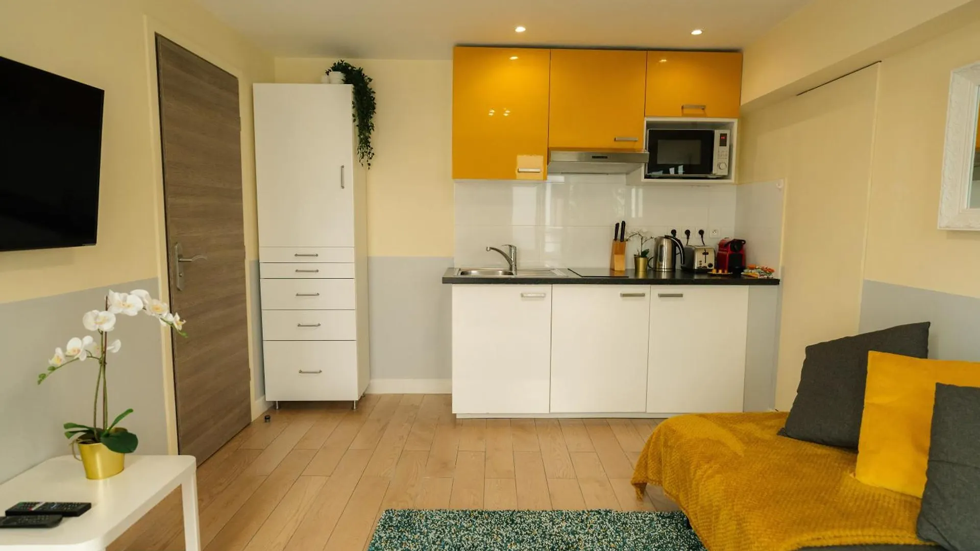 Beautiful Yellow Apartment Near Marais And Bastille Paris